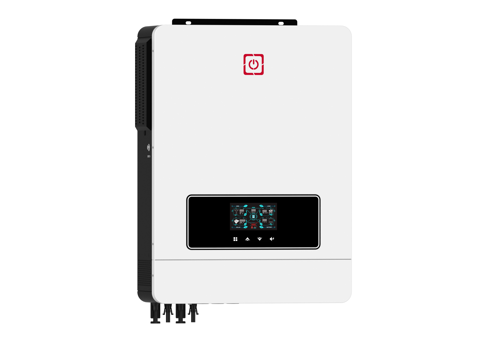 8.2KW 48V Hybrid Solar Inverter MPPT 500VDC 160A PV Input Pure Sine Wave Inverter with BMS