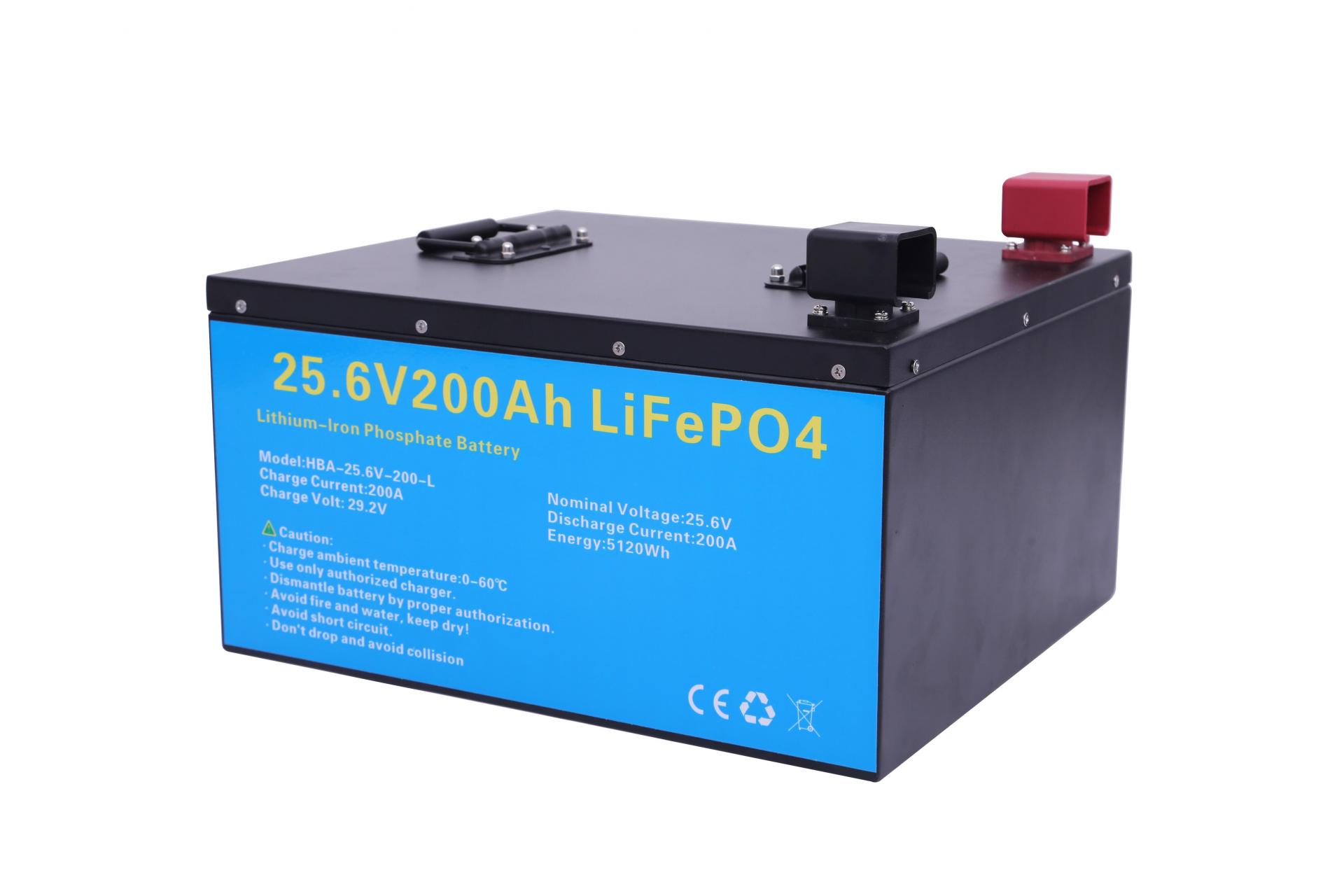 EU Stock 24V 200Ah LiFePO4 Lithium Ion Solar Energy Battery Storage System Deep Cycle with BMS