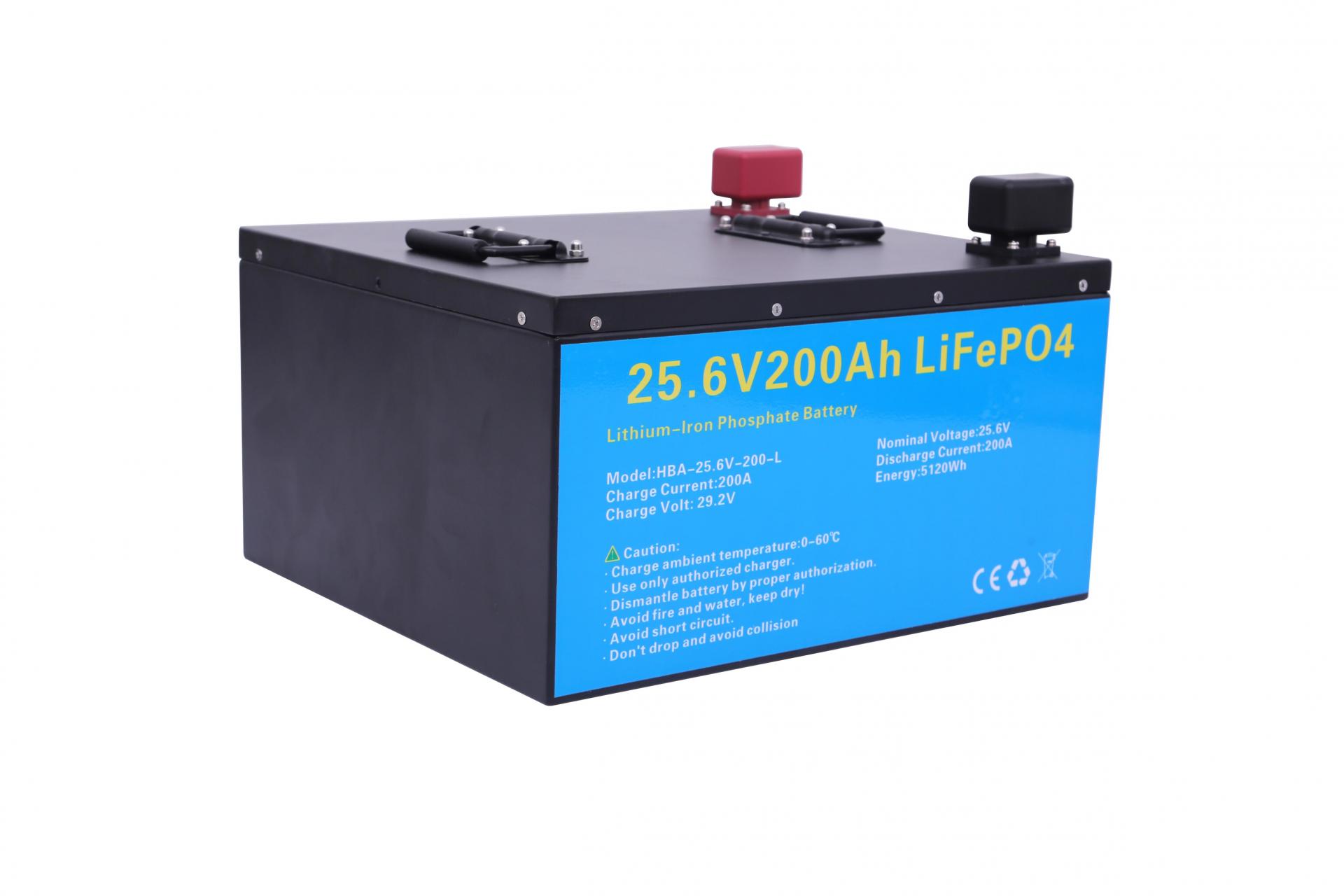 EU Stock 24V 200Ah LiFePO4 Lithium Ion Solar Energy Battery Storage System Deep Cycle with BMS
